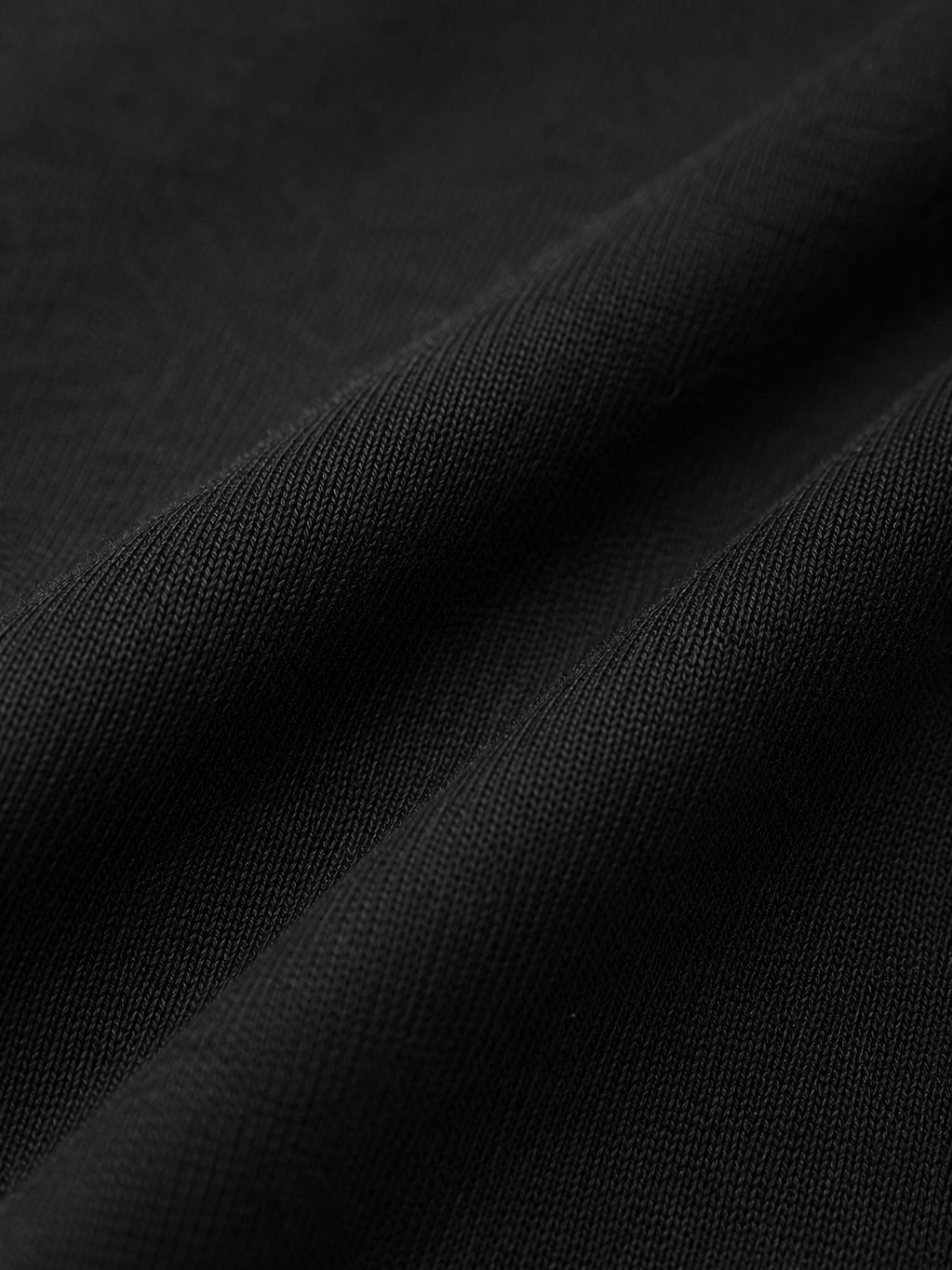 Textura del algodón pima peruano en color negro.