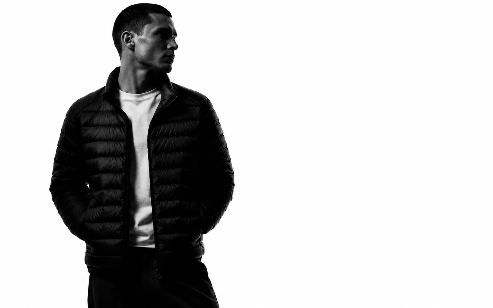 J-01 DOWN JACKET - BLACK